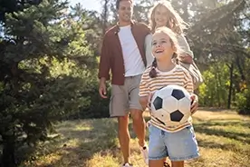 Girl with Soccer Ball