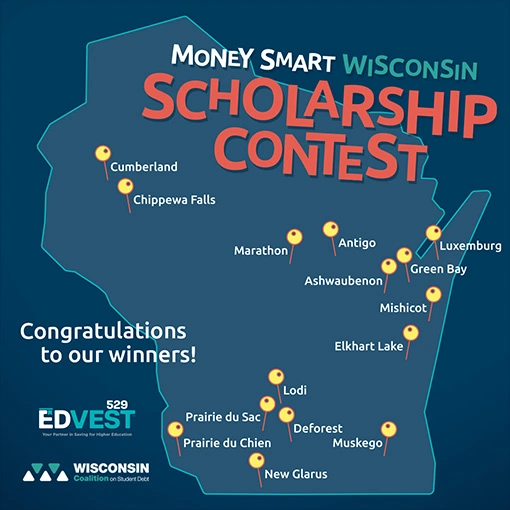 Money Smart Wisconsin Scholarship Contest Awards $15,000 